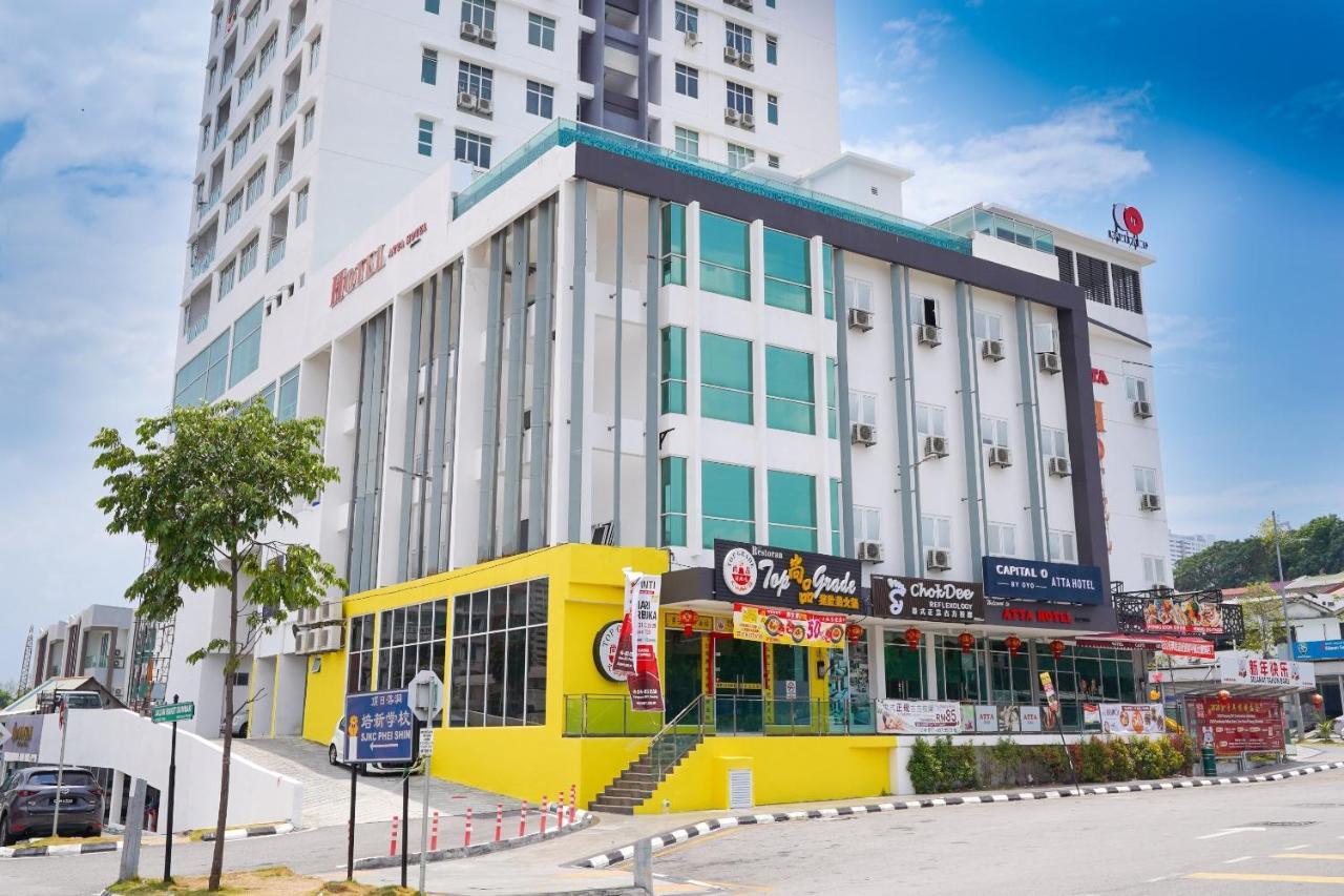 Capital O 89647 Atta Hotel Gelugor Esterno foto